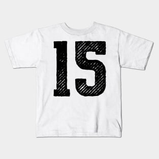 Rough Number 15 Kids T-Shirt